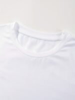 Women'S Casual Short Sleeve Crew Neck T-Shirt With "Do What Makes You Happy" Slogan Print, Drop Shoulder Relaxed Fit, Medium Stretch Breathable Fabric, Machine Washable Spring Summer Top, Cute Shirts, Casual Attire, Playful Graphic Tee, Mediumstretch Fabric - Image 10