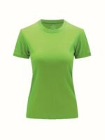 Solid Crew Neck T-Shirt, Casual Short Sleeve Top For Spring & Summer, Women'S Clothing - Image 10