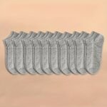 10/20/40Pairs Unisex Anti Odor & Sweat Absorption Low Cut Socks, Comfy & Breathable Socks, For All Seasons Wearing - Image 12