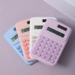 1Pc Tips Calculator Cute Cartoon Pocket Portable Calculator For School Office - Image 2