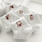 5 Pairs Cartoon Pattern Socks, Cute Japanese Style Short Socks, Women'S Stockings & Hosiery - Image 8