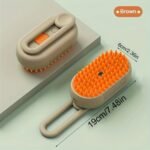 Steamy Cat Brush, 3 In 1 Cat Steamy Brush, Cat Brush Massaging Comb, Usb Recharging Pet Grooming Comb - For Removing Loose Hair & Massaging, Steamy Dog Brush, Suitable For All Cats & Dogs, Suitable For Daily Grooming - Perfect Gift For Pet Lovers - Image 5