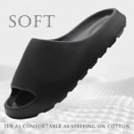 Japanese And Korean Fashion Eva Slippers, Yeezy Couple Style For Men And Women, Soft And Comfortable Elasticity, Stylish Sports Outdoor Indoor Slippers - Image 2