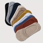 10 Pairs Solid Color Shallow Mouth Socks, Comfy & Breathable Silicone Short Socks, Women'S Stockings & Hosiery