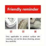 1Pc 200Ml/6.76Oz Whiten Shoe Cleaner, Oxidizing Reduction Agent, Decontamination And Whitening Repair, Multi-Functional Cleaner, Suitable For White Shoes - Image 4