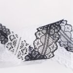 2Pcs Lace Shoelaces, Black And White Two-Color Lace Shoelaces - Image 9