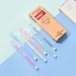 12Pcs 12Pcs Color Gel Pen Set Kawaii Blue 0.5Mm Ballpoint Pen For Journal Cute School Supplies Stationery Office Accessories - Image 9