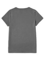 Women'S Casual Print T-Shirt - Comfy & Stylish Short Sleeve, Crew Neck Top For Spring/Summer - Image 2