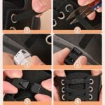 1 Pair Free-Tie Shoelaces Set, 2Pcs Elastic Shoelaces & 2Pcs Shoelaces Buckles For Sneakers Canvas Shoes, Street Style - Image 8
