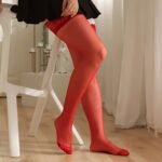 Women'S Plus Sexy Thigh High Stockings, Plus Size Hot Lace Trim Semi-Sheer Over The Knee Socks - Image 8