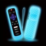1Pc/2Pcs/3Pcs Glow-In-The-Dark Silicone Remote Cover With Lanyard For Roku Tv Remote Control - Universal Silicone Sleeve Case For Tcl Hisense, Roku Tv Streaming Stick, 4K+/ 4K Voice Remote - Image 3