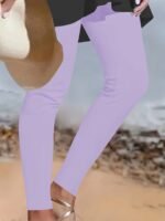 High Waist Plus Size Active Yoga Leggings For Women - Long-Length Tights For Casual Wear - Image 6