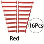 16Pcs Elastic No-Tie Shoelaces 16Pcs Silicone No-Tie Shoelaces, Elastic Quick-Fit, Comfortable, Durable, Time-Saving Replacement Laces For Shoes - Image 15