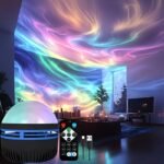 2-In-1 Aurora Projector, Star Projector, Led Color Changing Lamp With Multiple Lighting Effects For Home Decoration, Home Decoration Birthday Gift
