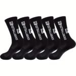 10/5/1Pairs Football Socks Men Rubber Non-Slip Towel Bottom Sport Socks - Image 4