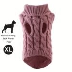 1Pc Cozy Knit Cat & Dog Sweater - Soft Acrylic Pullover For Small To Medium Pets, Winter & Fall Warmth, 7 Color Options, Machine Washable - Image 39