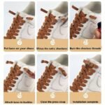 Easy-Clip No-Tie Elastic Shoelaces For Men & Women - 1 Pair, Durable Polyester & Spandex, Hassle-Free Sneaker Laces - Image 8