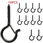 S Hooks, 10-40 Units Of Q-Type Hooks That Can Be Easily Released, Perfect For Hanging Outdoor Halloween Light Strings, Plant Flower Baskets, Wind Chimes, And Bird Feeders. Features A Safety Buckle Design, Ideal For Christmas And Halloween Holiday Gi - Image 9