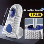 1Pair Foot Cushions, Shock Absorption Insoles, Breathable Cushions, Unisex Running Insoles - Image 10