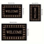 1Pc Modern Fashion Welcome Doormat, Machine Washable, Non-Slip, Durable, Soft Comfort, Polyester 100%, Home Decor Entryway Rug - Image 6