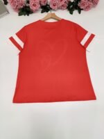 Women'S Plus Size Casual Short Sleeve T-Shirt With Elegant Heart Design - Soft, Comfortable Pullover For Spring/Summer/Fall, Plus Size Blouses - Image 10