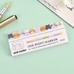150 Sheets/Pack, Cute Cat-Themed Sticky Notes Set - Perfect For Bookmarking & Memos, Office Essentials - Image 8