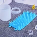 Portable Soft Silicone Pet Paw Cleaner Cup With Brush - Turquoise & Black Dog & Paws Washing Cup, Non-Slip Base, Easy-Clean Durable Design For / Use, Dirt & Debris Remover For Paws Before/Fter Walks, Paw Cleaner For Dogs, Dog Paw Washer, Dog Feet Cleaner, Dog Foot Cleaner, Pet Foot Cleaner, Paw Washer For Dogs, Cleaning Dogs Feet Wipes, Dogs Paw Cleanet, Dog Paw Cleaner For Large Dogs, Paw Cleaning Cup, Paw Cleaner For Medium Dogs, Pet Feet Cleaner, Paw Washers For Dogs, Paw - Image 9