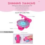 Glam Hair Decor Diy Kit: Radiance Collection Hair Jewels Stamper | Artificial Rhinestones, Click-To-Apply Glitter, Perfect Holiday Toy For Girls - Image 10