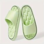 Unisex Solid Color Eva Pillow Slides, Lightweight Soft Sole Quick Drying Shower Slides, Non-Slip Summer Travel Slides - Image 11