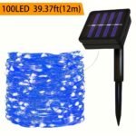 Solar Led String Light -, 8 Modes, White/Warm White/Multicolor Copper Wire Flicker Light - Suitable For Patio, Garden, Christmas, Wedding Decorations - Length 7.0 Meter To 32.0 Meter, Party String | Flicker Light Effect - Image 24