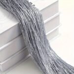 1Pc Luxe Beaded Curtain Panel, Decorative Divider Screen For Door, Wall, And Window Decoration - Image 6