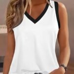 Plus Size, European And American Plus-Size Women'S Vest