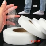 50M Self-Adhesive Pants Hem Tape Edge Shorten Paste Tape Iron On Pants Diy Clothes Length Shorten Household Sewing Accessories, Quick Pants Shortening, Garment Fit Adjustment, Hem Tape For Pants, Adhesive Length Reducer, Casual Style Accessory
