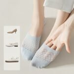8 Pairs Of Versatile Spring/Summer Japanese Candy-Colored Breathable Diamond Pattern Casual Socks - Image 3
