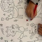4Pcs/6Pcs Children'S Doodle Painting Roll Coloring Painting, Drawing Paper Long, Various Styles Can Be Selected Easter Gift Halloween Christmas Gift -Winter, New Year - Image 6