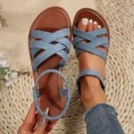 European And American New Large Size Women'S Shoes Ladies Flat Sandals Beach Slippers Summer - Image 19