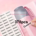 Personalized Custom Transparent Name Tags, Waterproof Material, 45-999Pcs Set, Suitable For Paper Labeling, Numbering, School Supplies, Office Essentials - Image 13