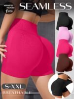 1Pc Seamless Underwear Boxer Pants Safety Pants Women'S Underwear Yoga Pants High Waist Underwear Tucked Belly And Lifted Hips And Sculpted Legs - Image 4