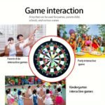 12 Sticky Balls/6 Sticky Balls, Dart Board Set Indoor Outdoor Toy Balance Training Parent-Child Interactive Birthday Party Game Supplies - Image 10