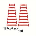 16Pcs Easy-Install No-Tie Silicone Elastic Shoelaces - Waterproof, Stain-Resistant Elastic Laces For Sneakers & Boots - Image 7