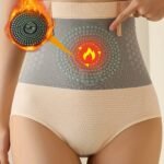 1Pc Women'S High-Waist Tummy Control Shapewear Panties - Slimming Body Shaper With Heat, Breathable Nylon & Spandex Blend, Hand Washable - Seamless Design For A Flawless Look