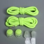 Trendy All-Match Shoe Laces With Buckle Fixing Artifact, Colorful Elastic Laces That Don'T Need To Be Tied, Lazy People'S Laces That Don'T Need To Be Tied, 8Pcs Set, Elastic, Shoe Laces - Image 15