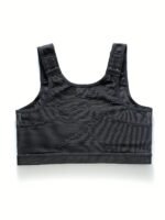 Women'S Plus Size Breathable Mesh Sports Bra - Front Hook Closure, Medium Support Tummy Control Shaping Camisole With Semi-Sheer Mesh Back For Gym & Casual Wear, Gym Shapewear | Sporty Aesthetic | Breathable Mesh Fabric - Image 6