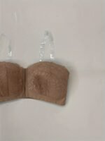 Plus Size Front Closure Strapless Lace Bra For Women - Floral Print Adjustable Comfort Fit, No Underwire & Non-Detachable Padded Cups, Sexy Elegant Design For Everyday & Special Occasions, Strapless Bra, Evening Wear Accessory, Offshoulder Lingerie, Wirefree Construction, Comfortable Lingerie, Breathable Material, Fashion Lovers - Image 8