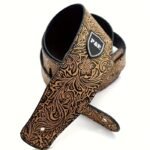 6.35 Cm Guitar Strap Genuine Faux Leather Adjustable Soft Embroidered Belt For Classical Bass Music Hobby Guitar Accessories (Random Pattern) - Image 11