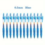 12Pcs Retractable Gel Pen Set Fine Tip, Black Ink, Including 5 Pens And 5 Refills, Perfect For Office, School And Home Use - Image 6