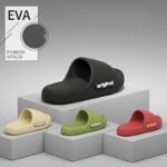 Women'S Comfortable Eva Slippers - Solid Color, Open Toe Moccasins For Indoor Home And Bathroom Use, Casual Slip-On Design, Perfect Christmas Gift, Ladies Slippers - Image 8