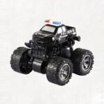 Police Car Rotatable Four-Wheel Drive Inertial Stunt Off-Road Vehicle Model Children'S Toy Boy Toy Car Stall Toy Inertial Off-Road Vehicle Toys Super Resistant Climbing, As Halloween Gift For Winter - Image 3