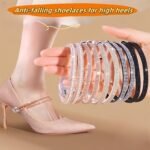 2Pcs Elegant Rhinestone No-Tie Shoelaces For High Heels - Multi-Color, Anti-Slip Elastic Straps - Image 4