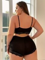 One-Piece Sexy Seamless Bra And American-Style S Underwear Set - Image 3